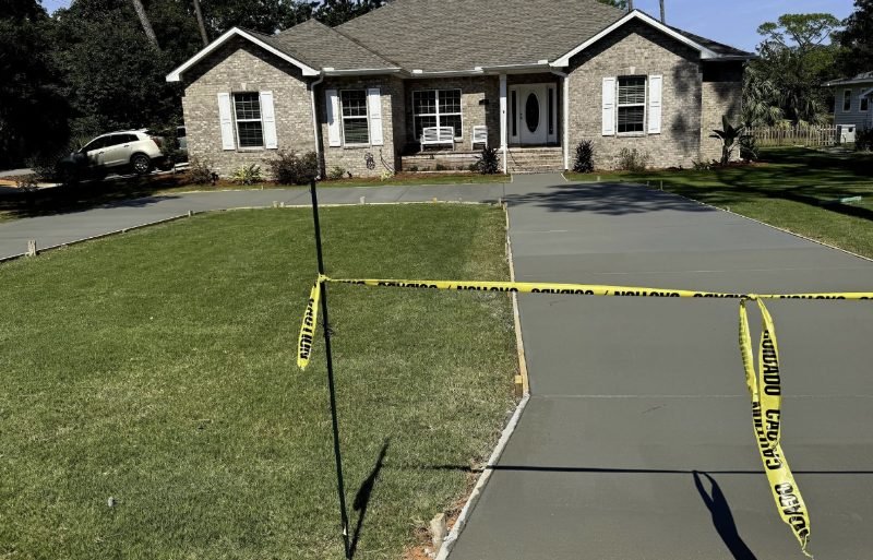 Concrete Driveways project — Rock Hill, South Carolina
